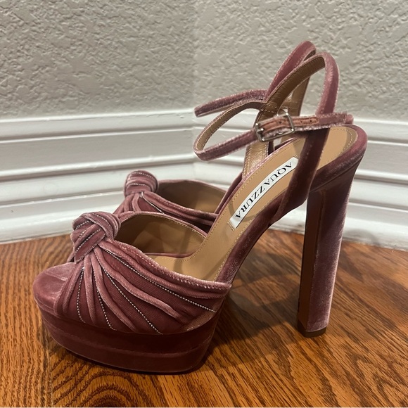 AQUAZZURA FIRENZE VERO CUOIO MADE IN ITALY SIZE 37